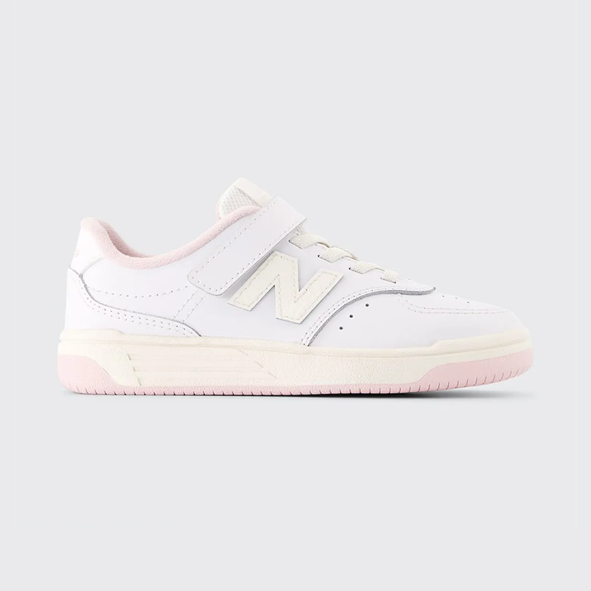 

Детские повседневные кроссовки B80 Bungee New Balance, белый/розовый