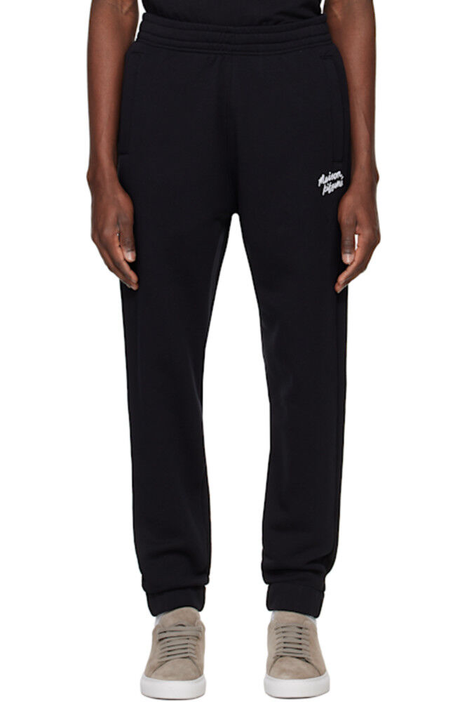 

Черные спортивные штаны с надписью «Maison Kitsuné» Handwriting Comfort