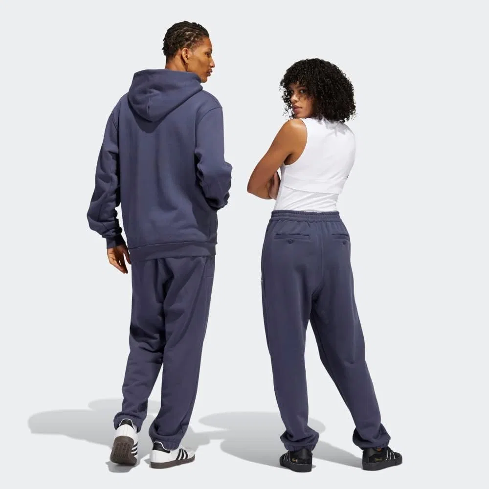 Унисекс брюки Adidas Heavyweight Shmoofoil, цвет Shadow Navy/Cream White — фото 2