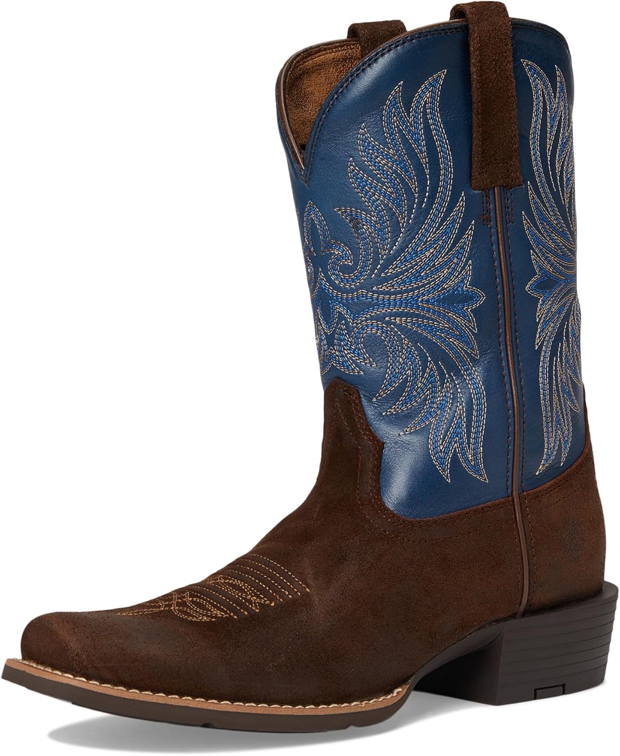 Мужские спортивные ковбойские сапоги ARIAT с узким носком, Aged Smokehouse Roughout — фото 2