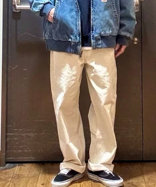 Брюки Levis 568 Лоуз-Стрейт, хлопок, белый