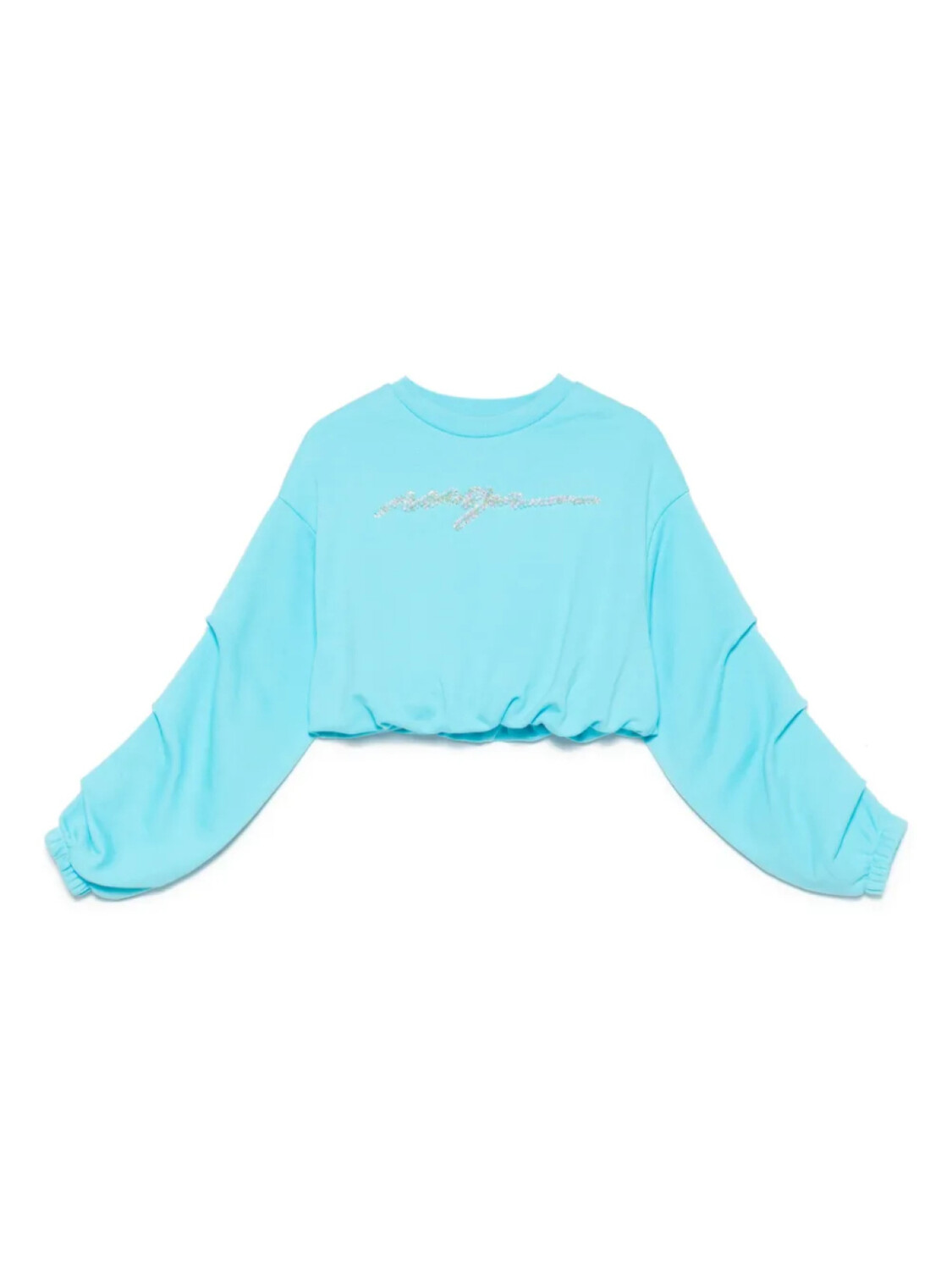 

Детская толстовка с бисером MSGM MSGM Kids, синий