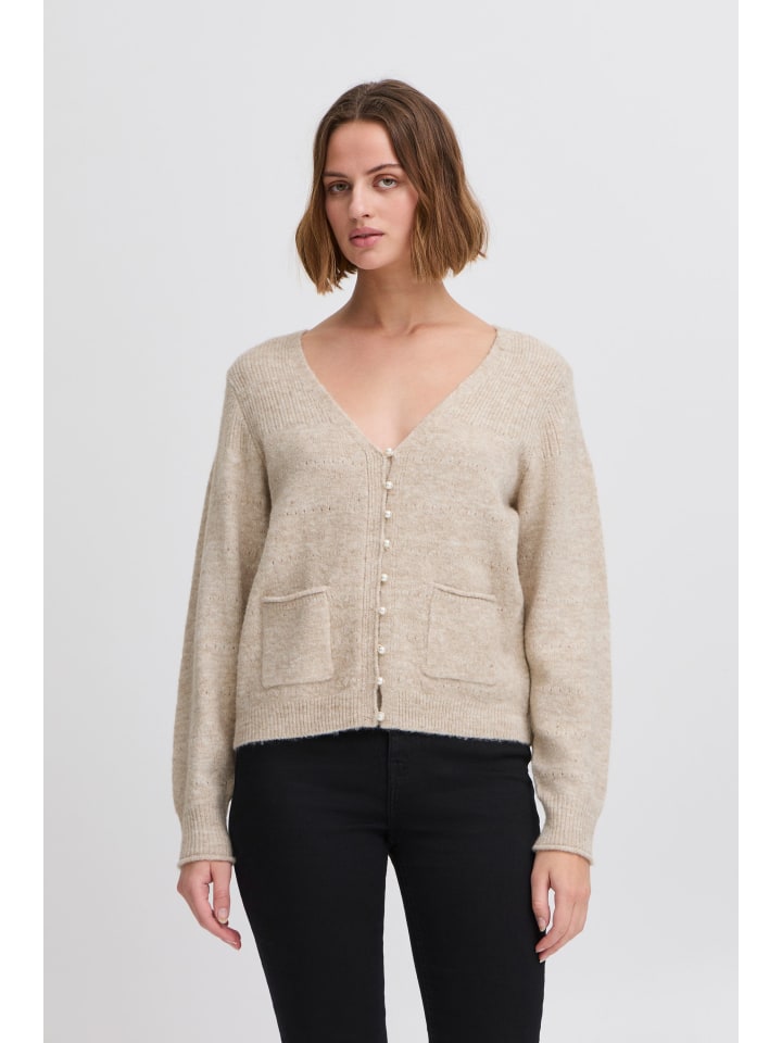 

Вязаный свитер ICHI, натуральный