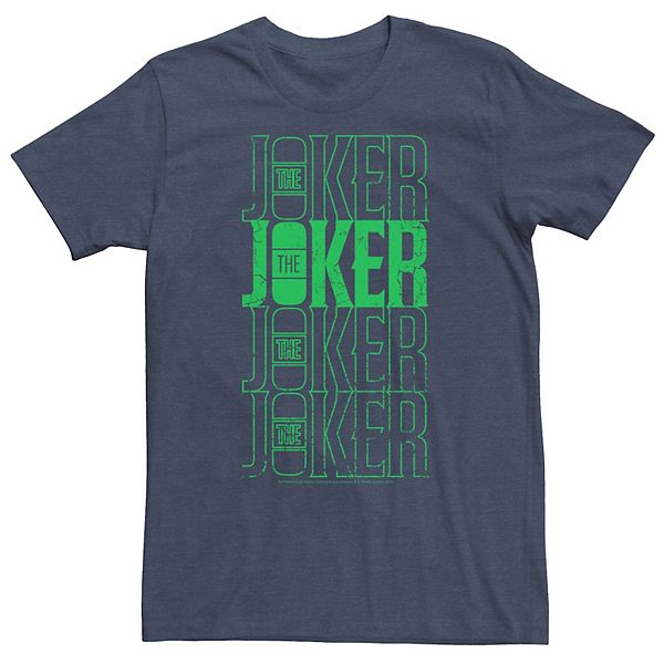 

Футболка Big & Tall DC Comics Batman The Joker Logo Stack Licensed Character