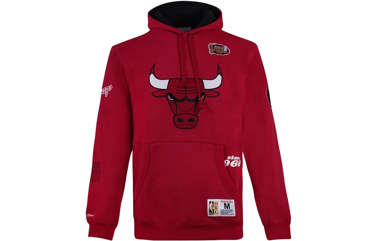 

Свитшот унисекс красный Mitchell Ness