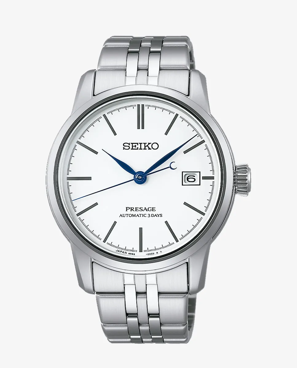

Presage SPB403J1 Автоматические мужские часы из стали с серебряным ремешком Seiko, серебряный