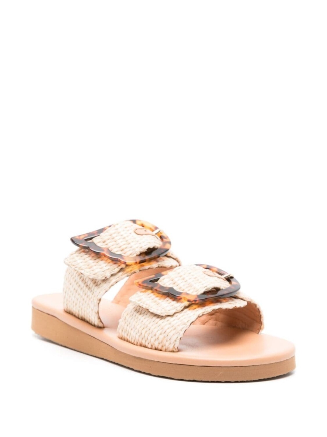 Ancient Greek Sandals соломенные сандалии Iaso, нейтральный цвет — фото 2