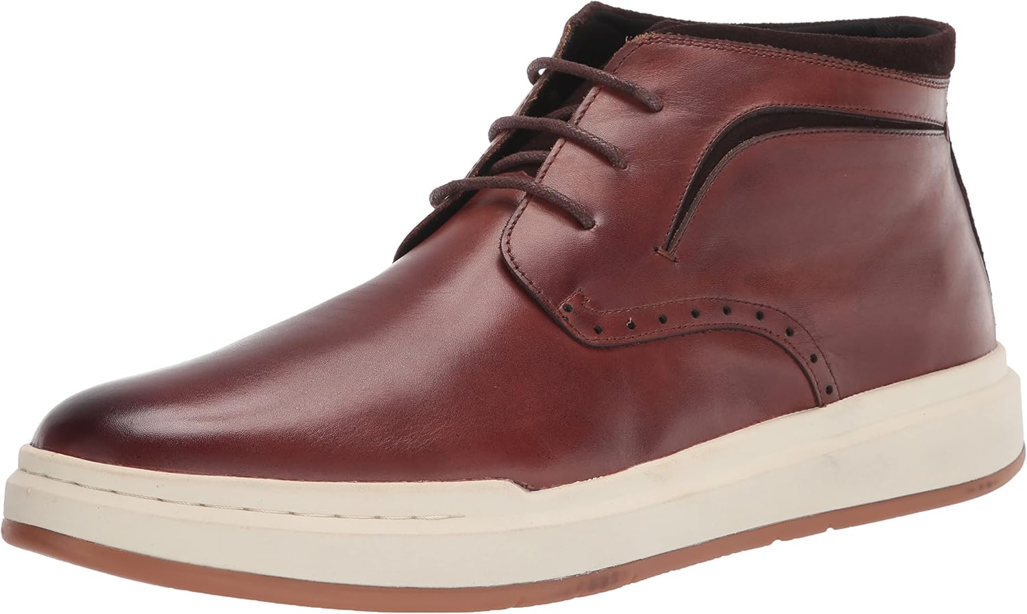 

Мужские кроссовки Stacy Adams Corbin со шнуровкой и средней высотой, Cognac Smooth