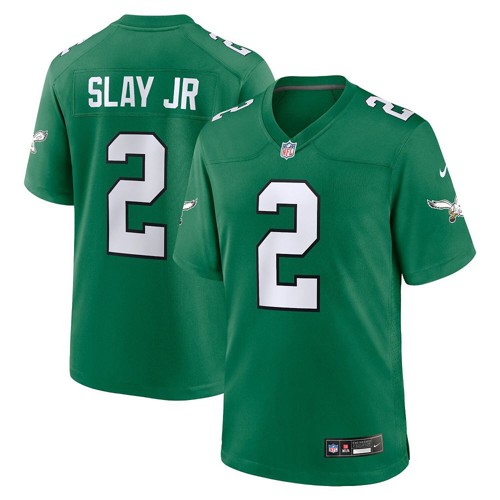 

Мужская майка Nike Darius Slay Kelly Green Philadelphia Eagles Alternate Game Player, цвет Eag Green