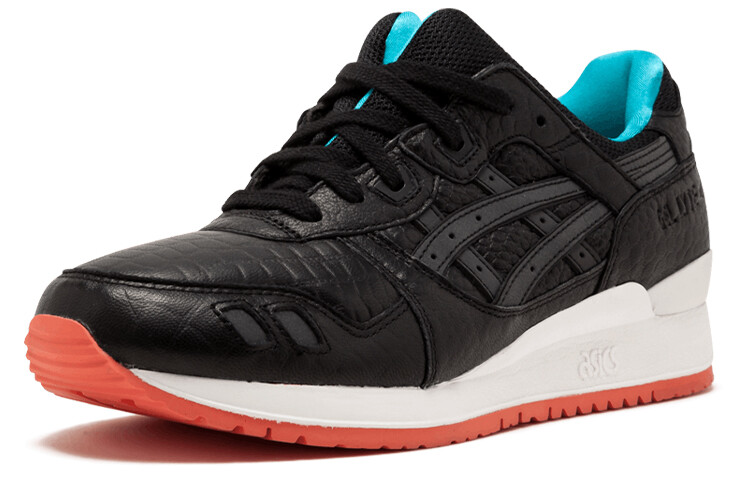 

Кроссовки Gel-Lyte 3 унисекс с низким верхом, черные/красные Asics