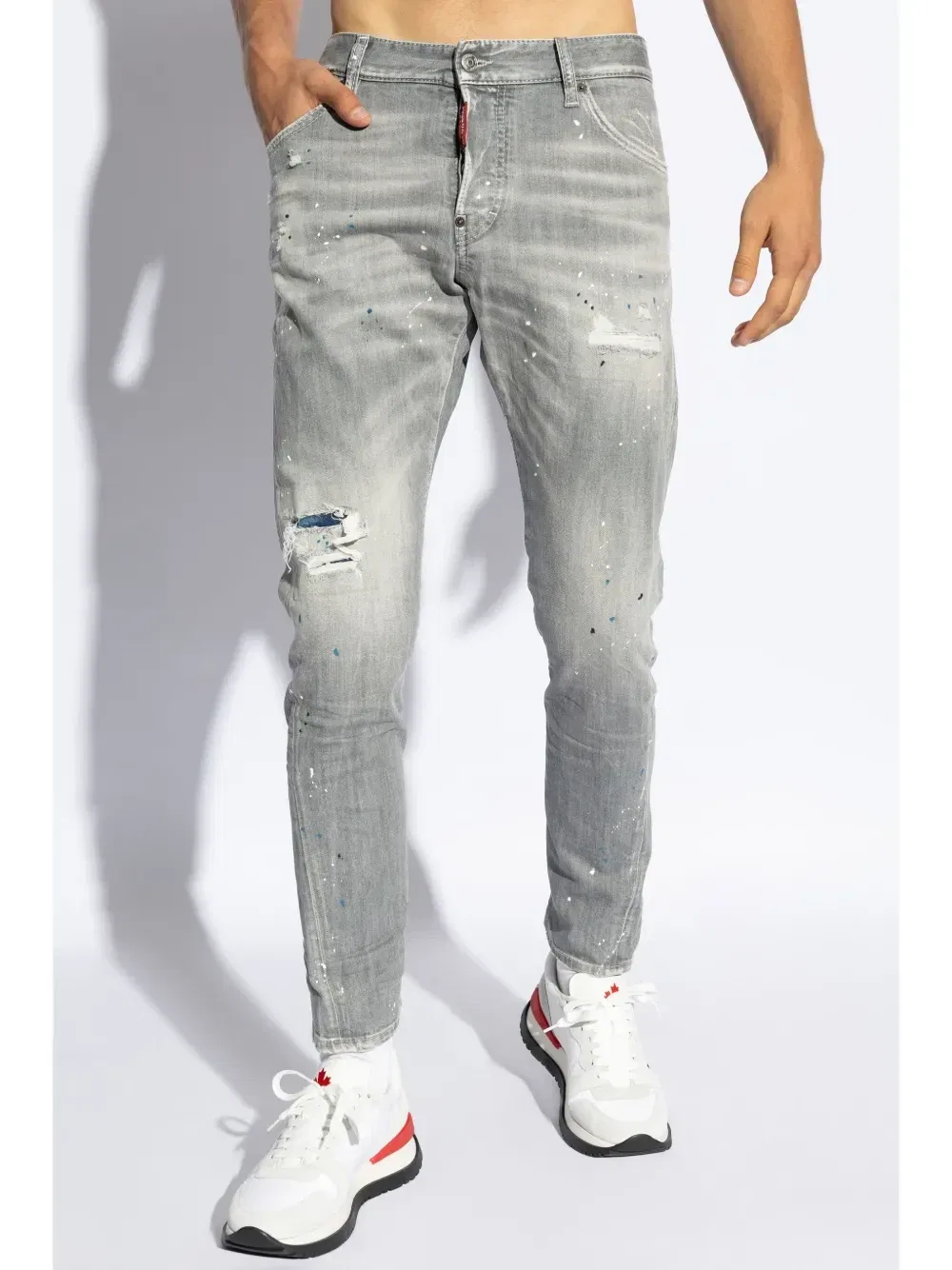 Джинсы Blue Peak Skater Dsquared2, серый — фото 3