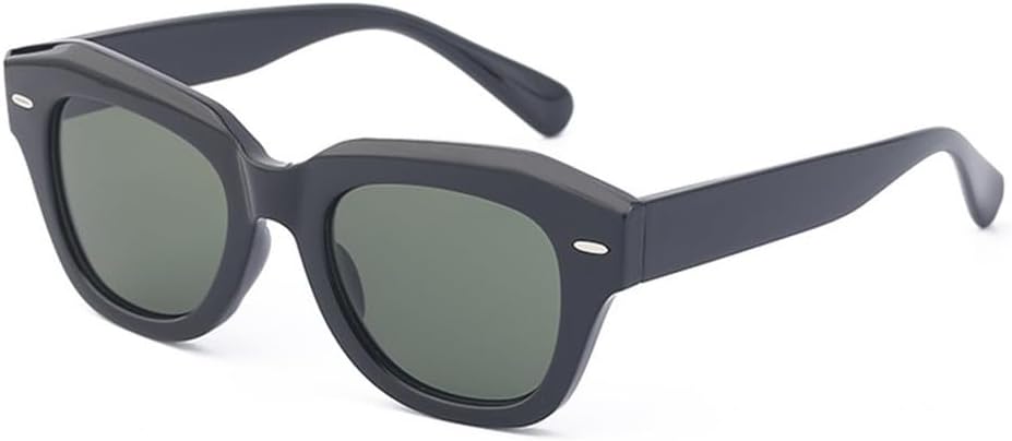 

Поляризованные квадратные солнцезащитные очки для женщин, винтажные солнцезащитные очки для мужчин, ретро-солнцезащитные очки, модные солнцезащитные очки для вождения WNCKSQ, C5blackgreen