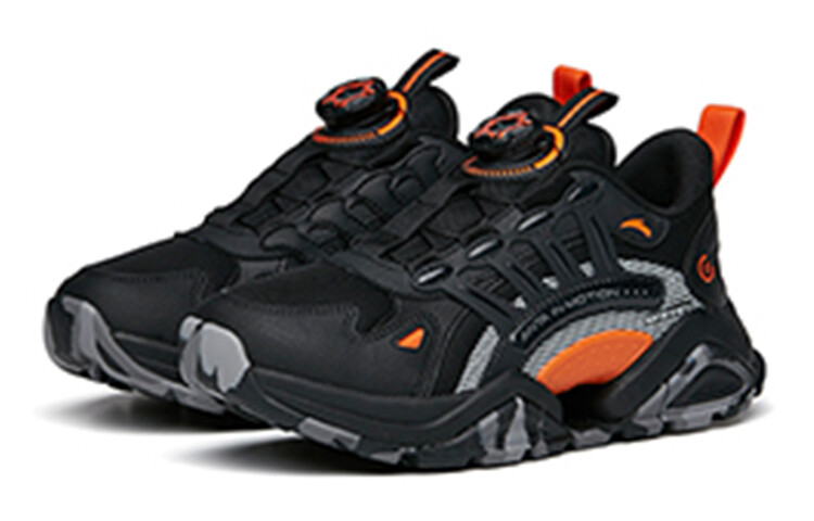 Детские кроссовки GS Low-top Black/Racing Orange Anta Kids — фото 3