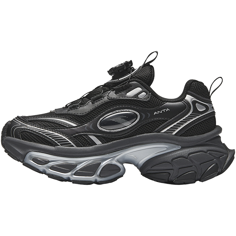 

Детские беговые кроссовки Grade School Antakids, черный серебряный