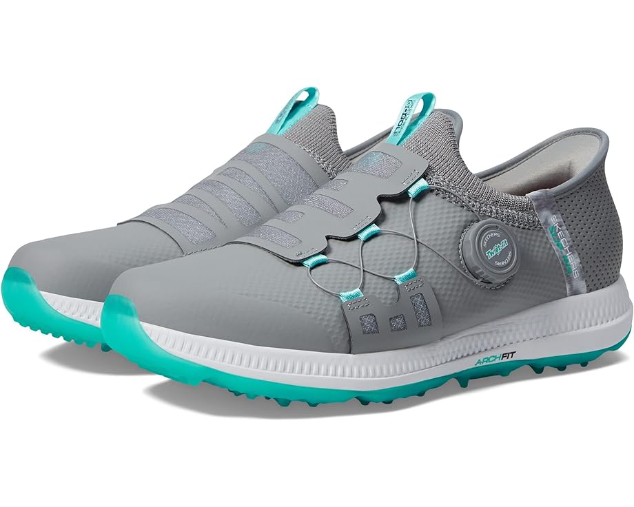 

Кроссовки Skechers GO GOLF Go Golf Elite 5 Hands Free Slip-Ins, цвет Gray/Aqua