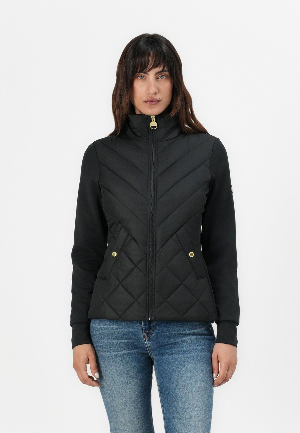 

Пуховик NATALIA QUILTED Barbour International, черный