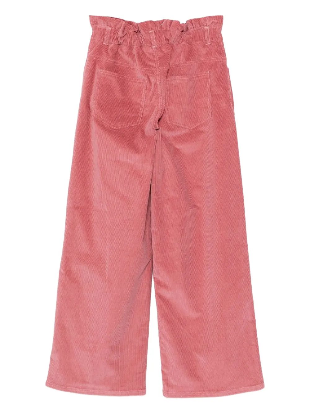 Брюки из вельвета с оборками Fendi Kids, розовый — фото 2