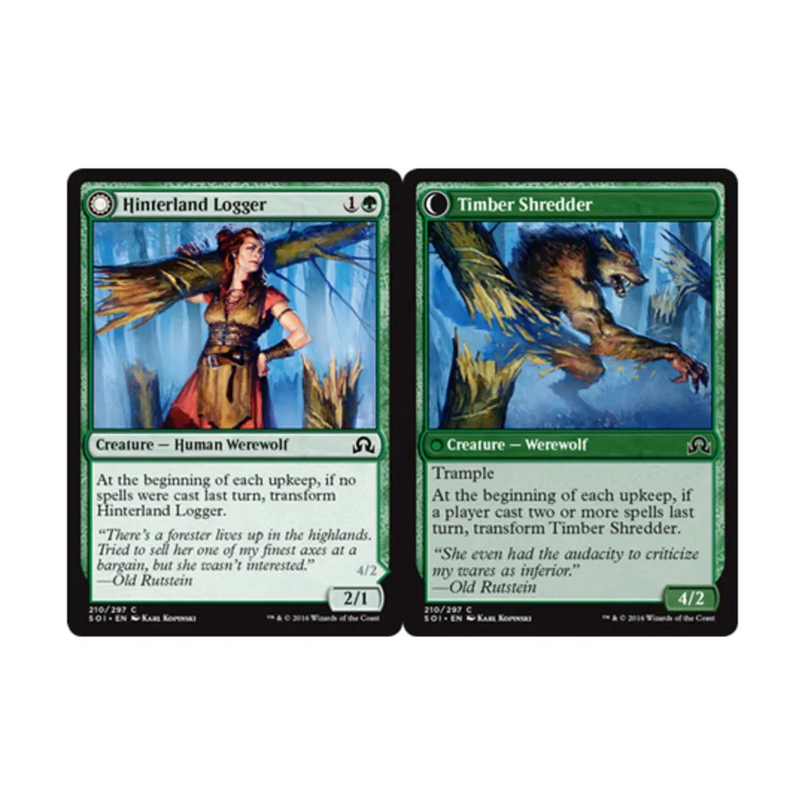 

CCG Hinterland Logger // Измельчитель древесины (C) (Фольга), MTG - Shadows Over Innistrad