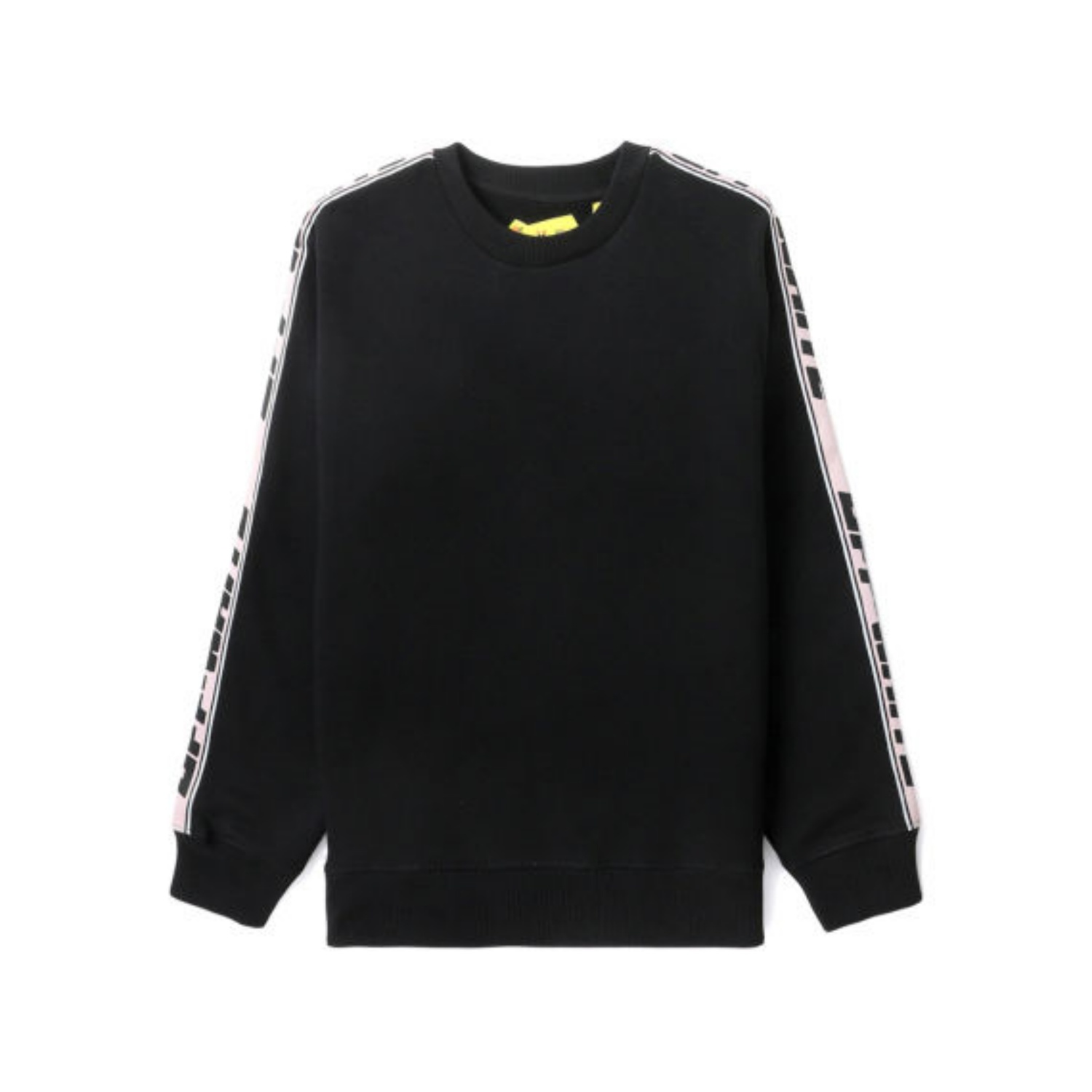 Off-White Толстовки OFF WHITE, унисекс, черные, с круглым вырезом, средней плотности ткани — фото 2