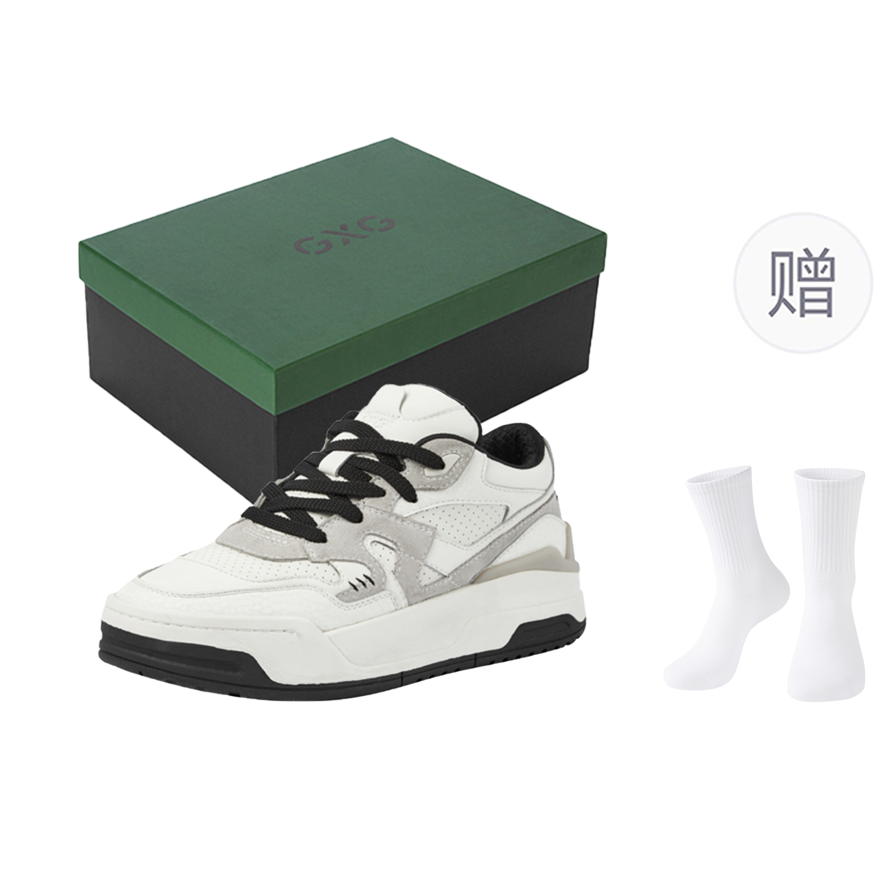 

Низкие мужские кроссовки GXG, Ecru/Light Gray