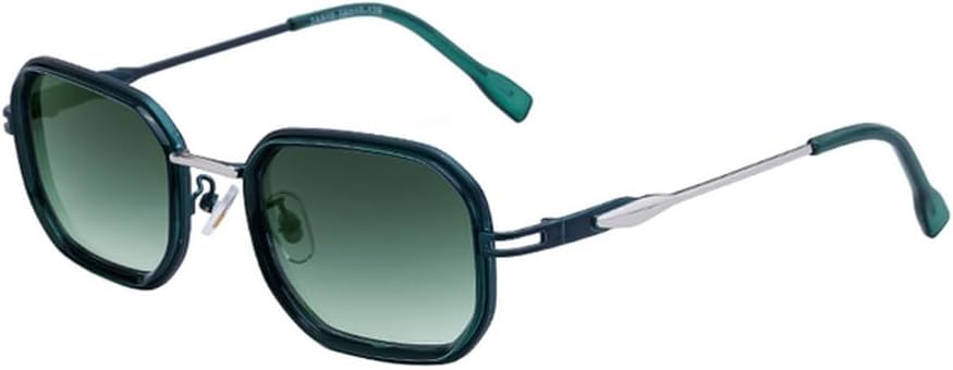 

Мужские солнцезащитные очки в квадратной металлической оправе, модные винтажные женские солнцезащитные очки для вождения и деловых поездок, защита от ультрафиолета UV400 WNCKSQ, C05-green White