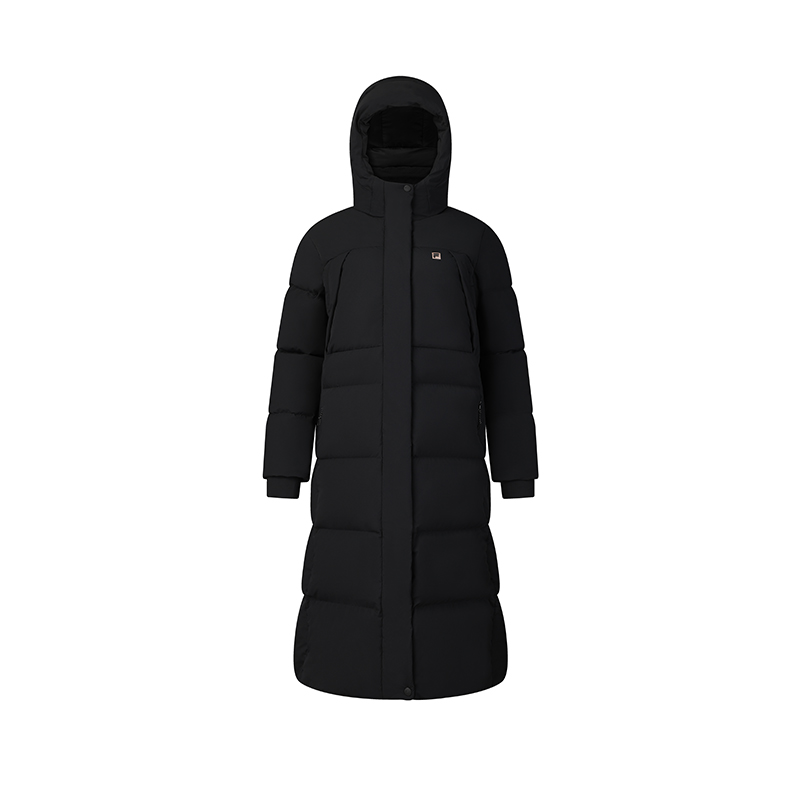 

FILA Фитнес куртка пуховая женская черная, Pitch Black