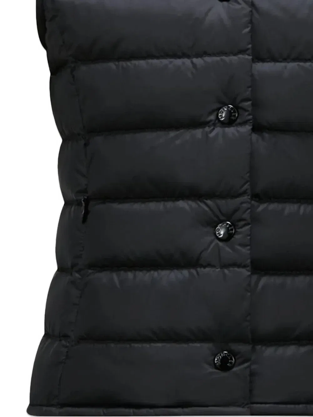 Жилет Liane на пуговицах Moncler Enfant, черный — фото 3