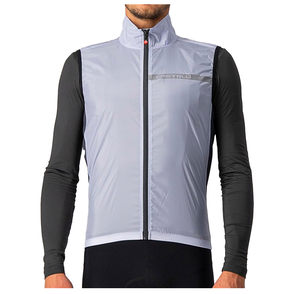 

Велосипедный жилет Castelli Squadra Stretch Vest, цвет Silver Gray/Dark Gray