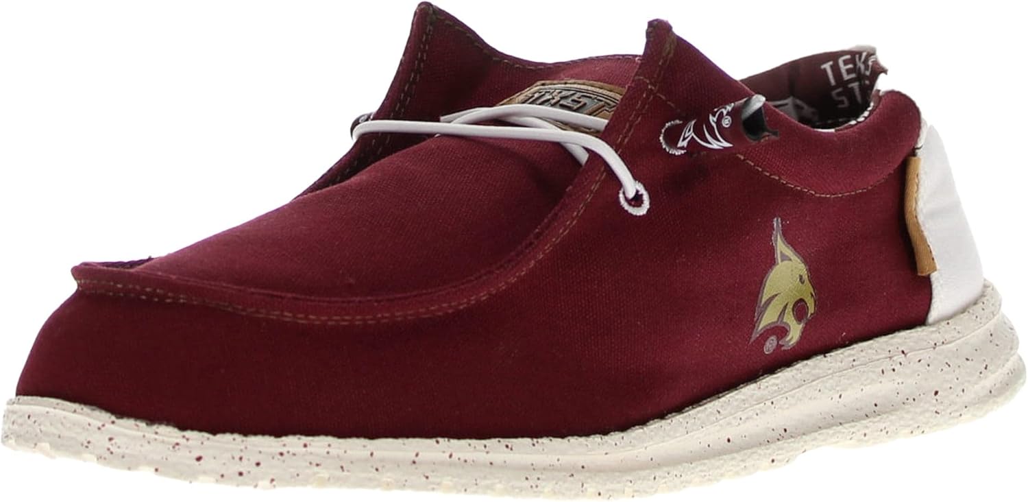 

Мужские слипоны из холщовой ткани Vaccari Nate NCAA, Удобная и легкая повседневная обувь, белый