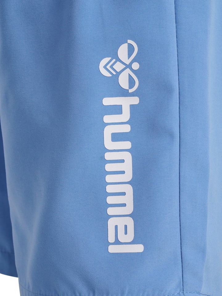 Hummel Пляжные шорты с регулируемой талией Hmlbondi Lifestyle для мальчиков, цвет «лишайниково-синий» — фото 3