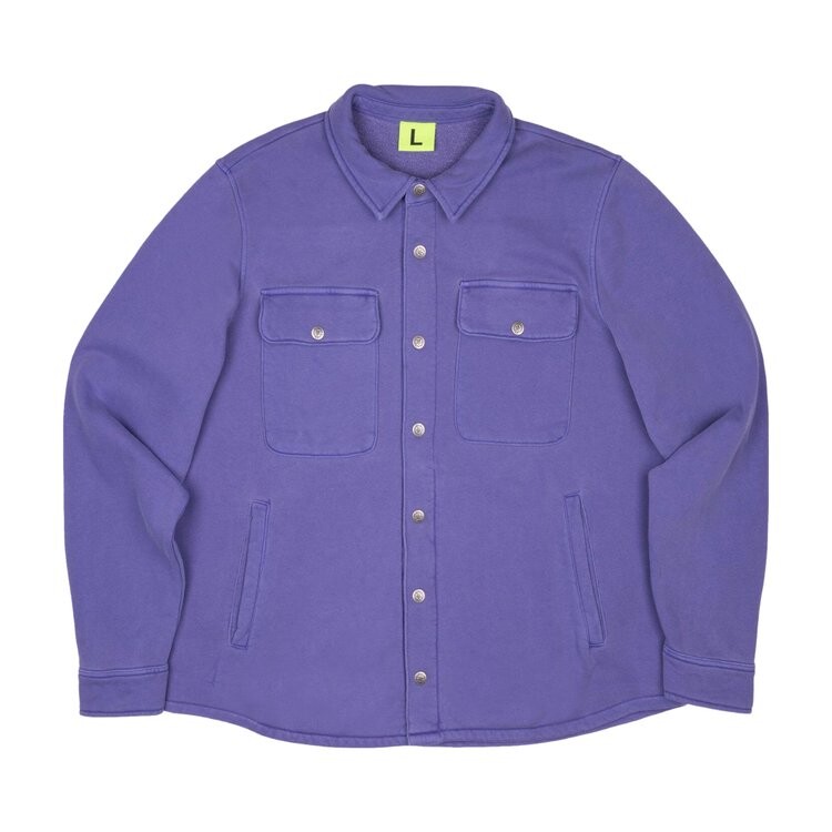 

Рубашка Supervsn Peace Overshirt, фиолетовый, Синий, Рубашка Supervsn Peace Overshirt, фиолетовый