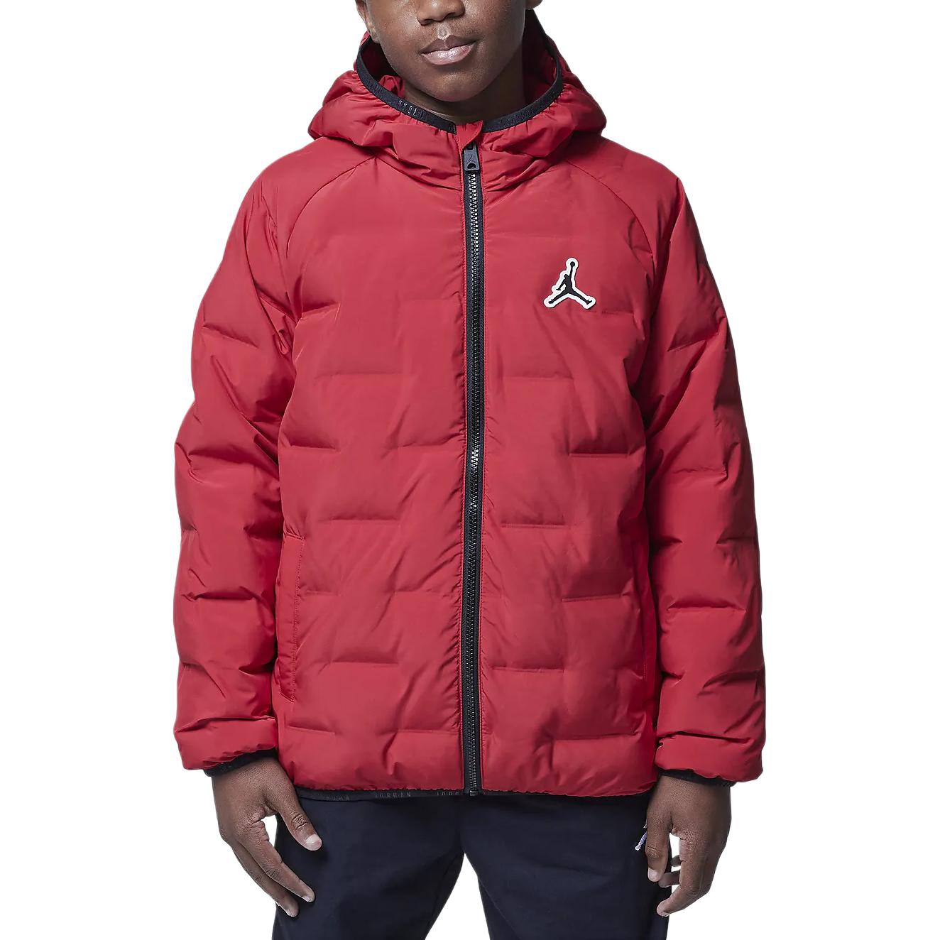 

Школьная пуховая куртка Jordan, спортивный красный