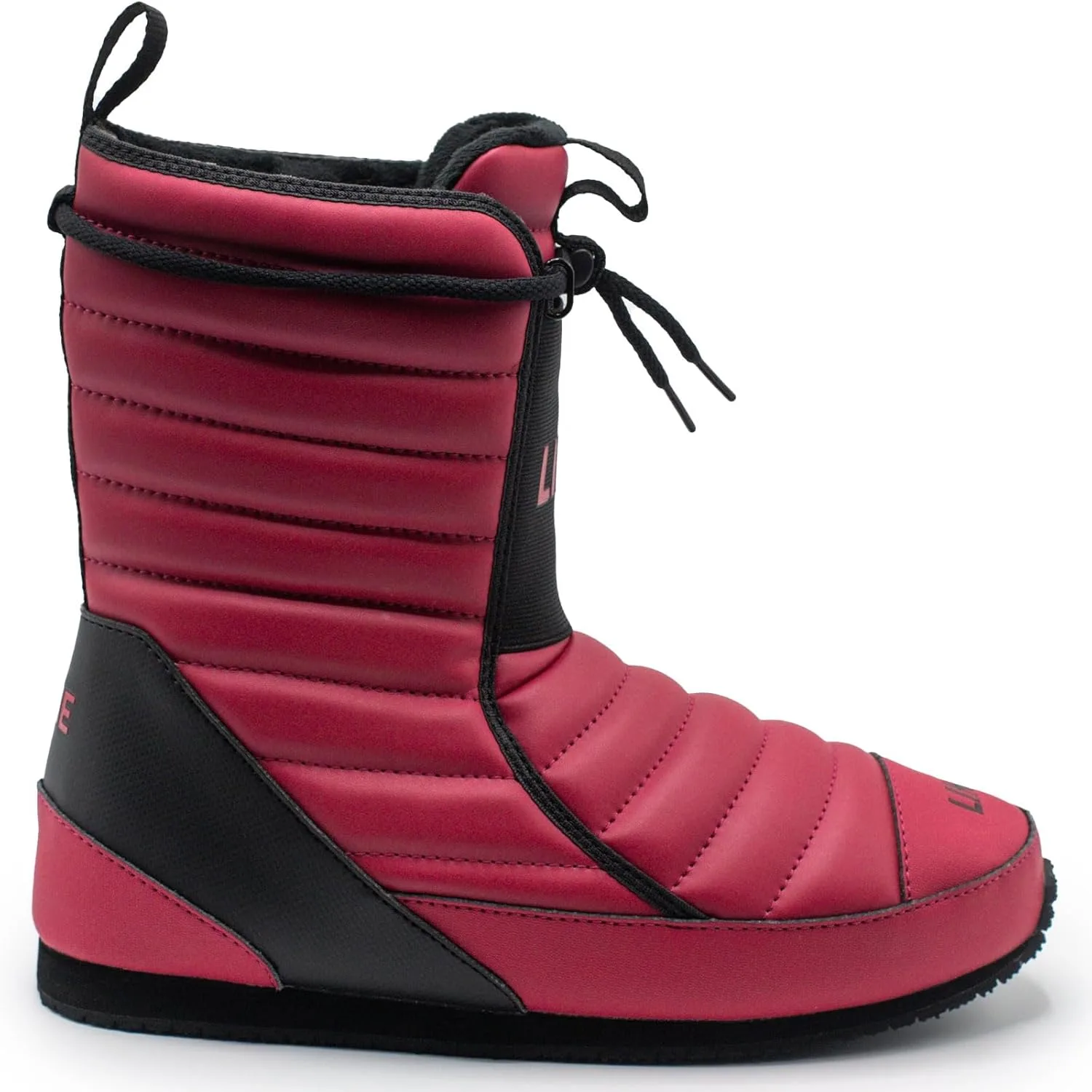 Ботинки LINE Unisex Bootie 2.0 2025 - универсальные ботинки для зимних видов спорта. Душ на открытом воздухе из серии Apres, с неустойчивым основанием и стальным каркасом из пеноматериала, красный — фото 3