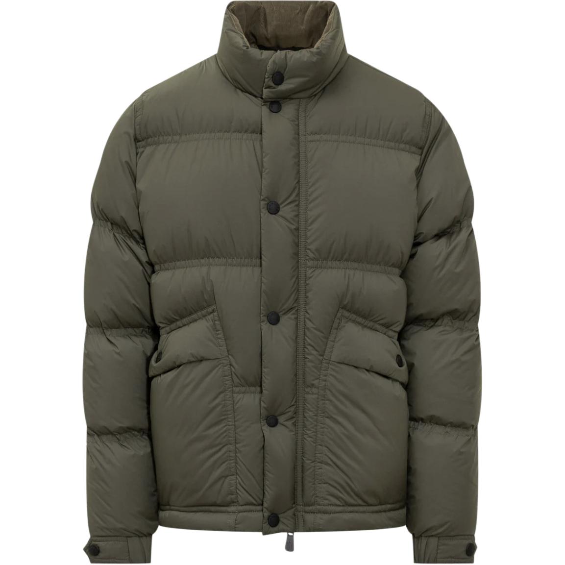 Куртка Grenoble с простежкой и панелями Moncler, темно-зеленый