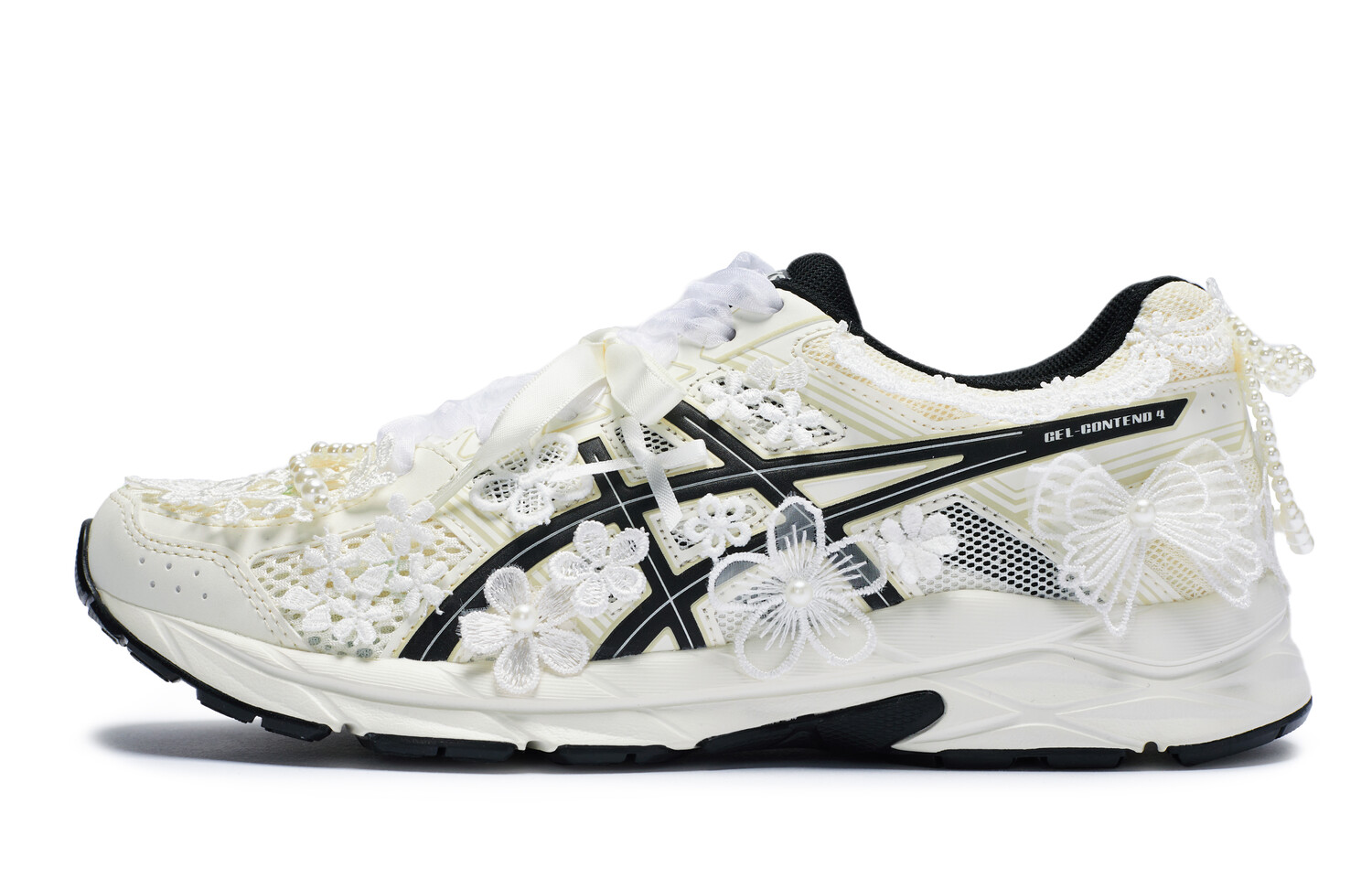 

Кроссовки для бега Gel-Contend 4 женские с низким верхом, черный Asics