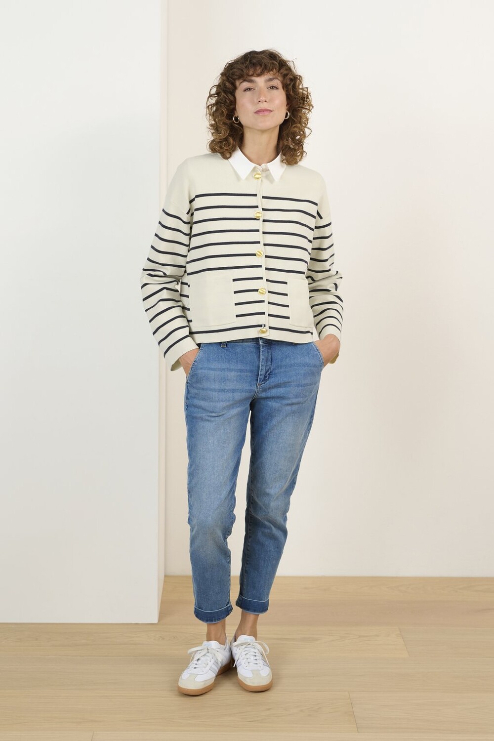 

Кардиган ELODIE Part Two, цвет Dark Navy Stripe