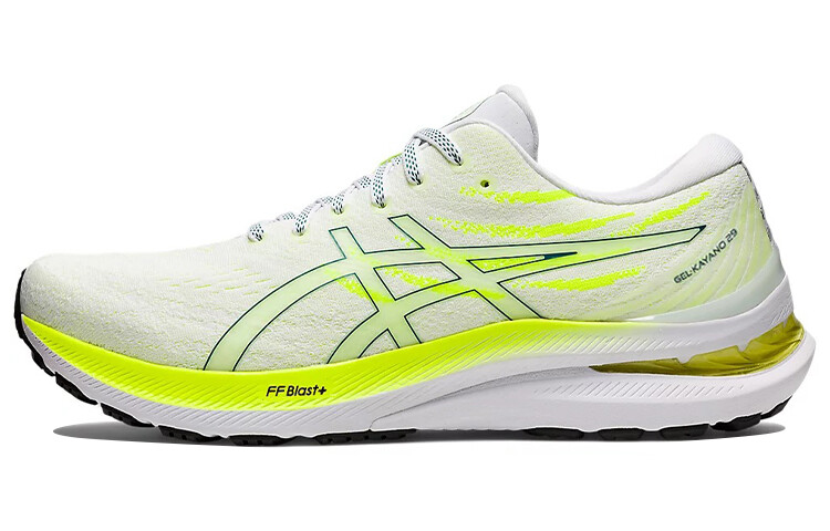 

ASICS Gel-Kayano 29 White Velvet Pine Safety Желтый
