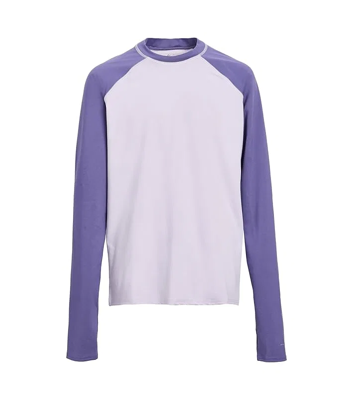 Футболка с длинным рукавом UV-защита Sandy Shores Columbia Kids, Lavender Pearl/Stormwatch