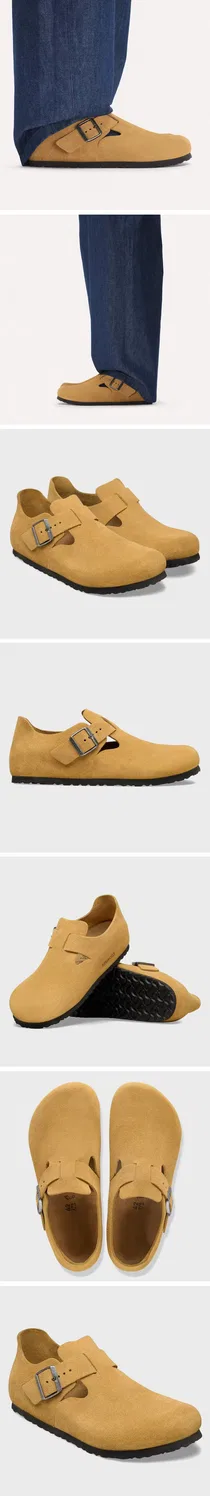 Мужские коричневые сандалии London Leve Cork от Birkenstock — фото 2