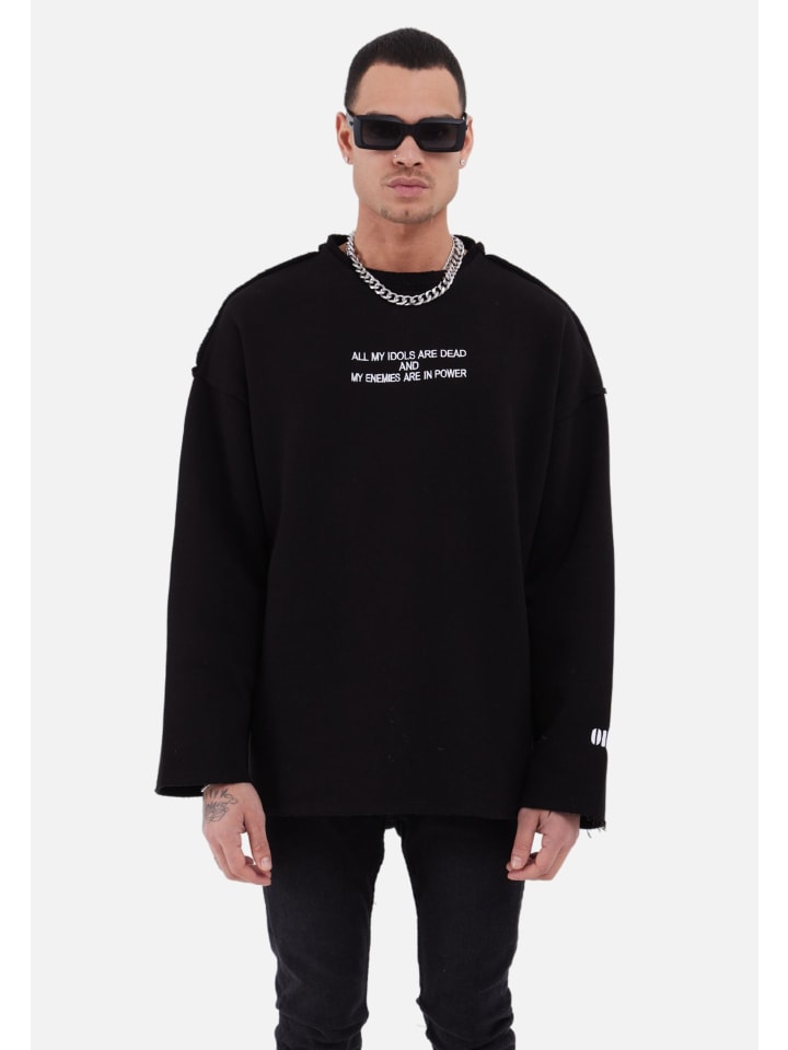 

Базовая толстовка черного цвета Ossy Homer