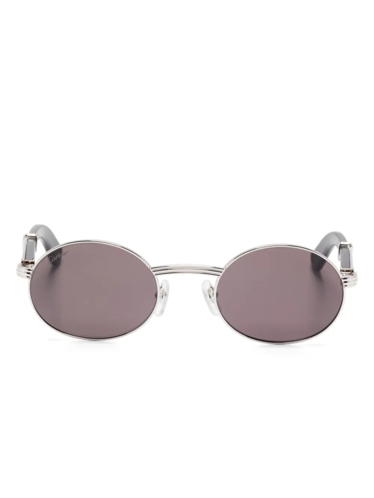

Cartier Eyewear Première de Cartier солнцезащитные очки, серебряный