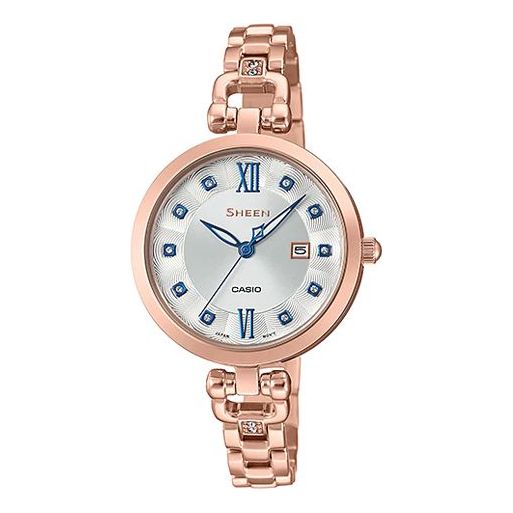 

Часы CASIO SHEEN Series Quartz Rose-Gold/White Rose Gold Analog, золотой