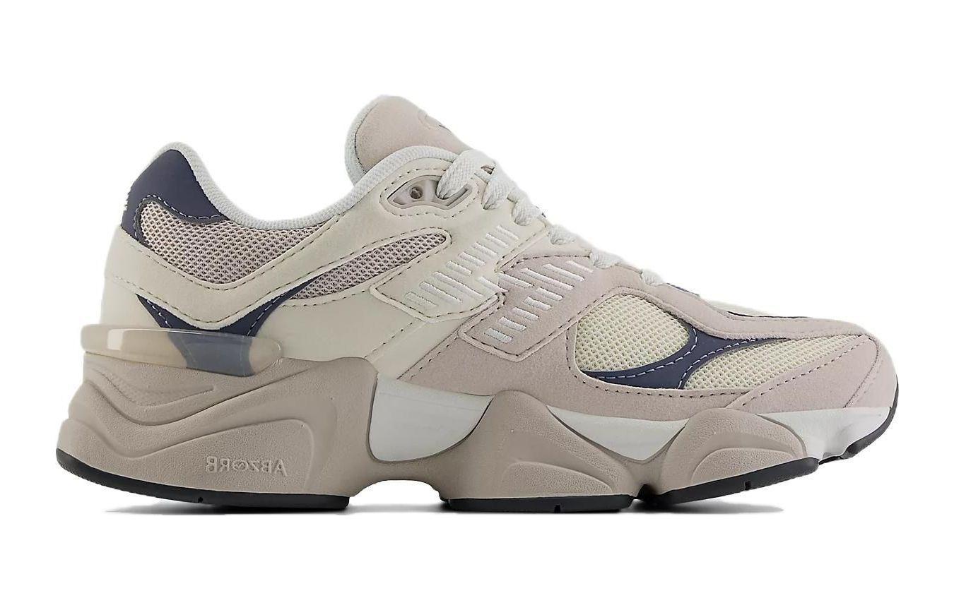 Кроссовки 9060 Moonrock Linen GS New Balance, белый/серый — фото 2