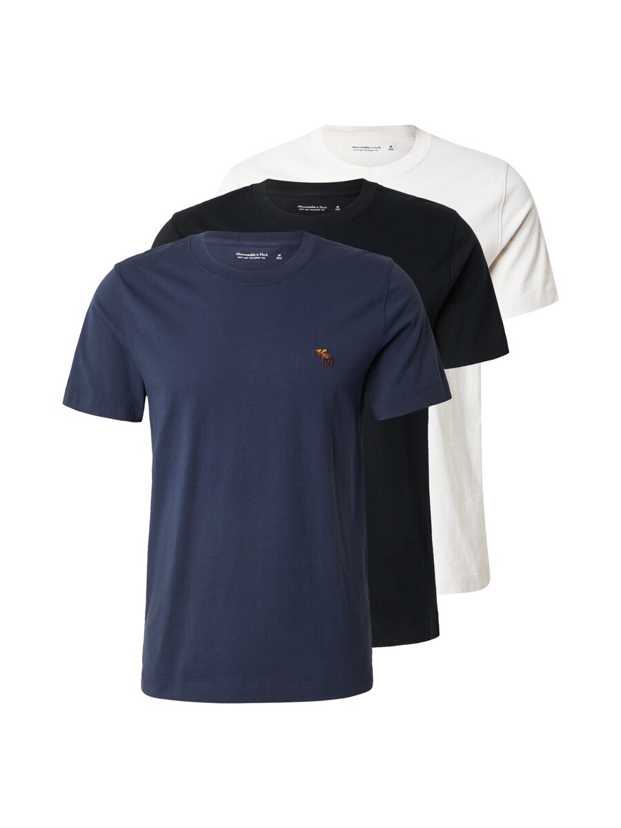 

Рубашка Abercrombie & Fitch, цвет Navy/Black/White