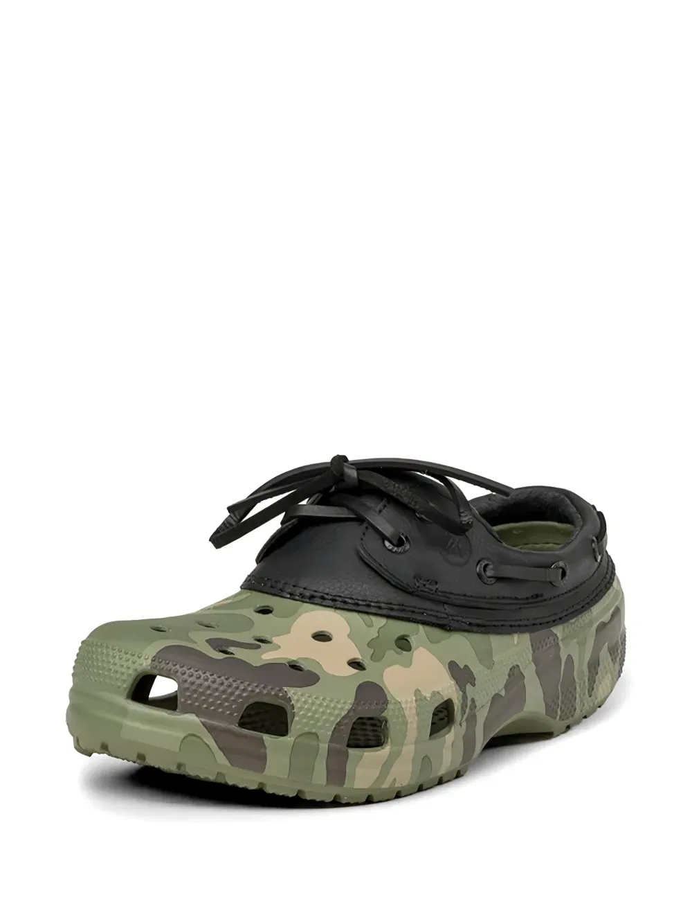 Классические лодочные туфли "Утка" Crocs, зеленый — фото 2