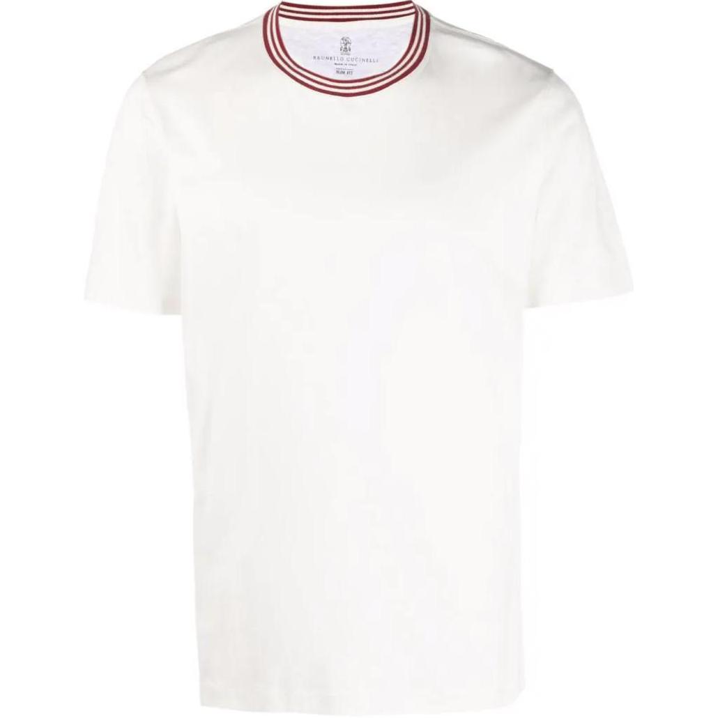 

Brunello Cucinelli Футболка мужская белые