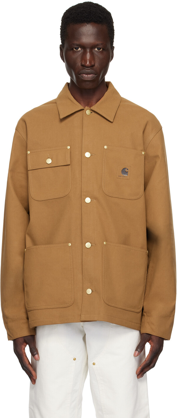 

Куртка из искусственной кожи цвета загара Мичиган Carhartt Work In Progress