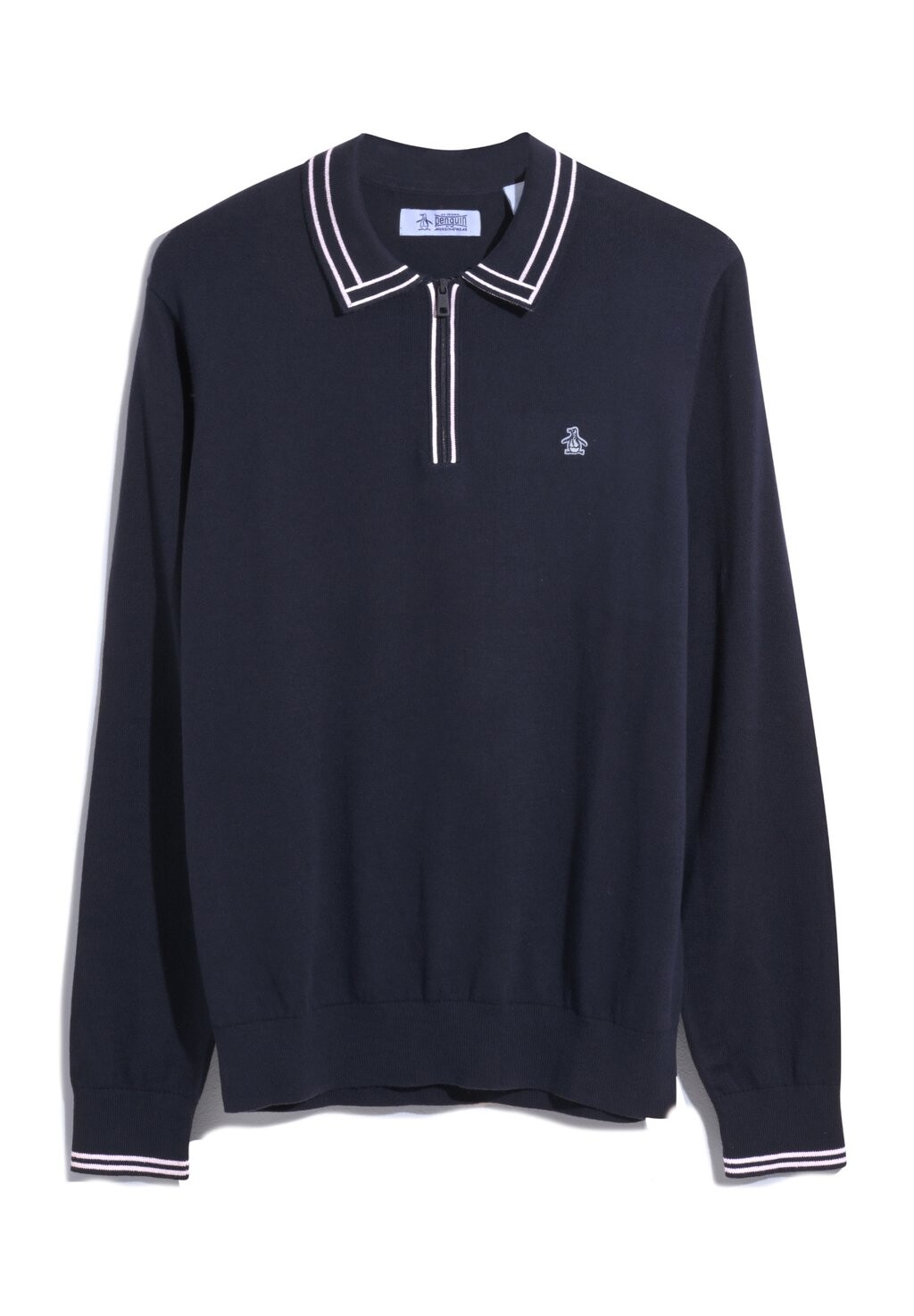 

Топ с длинными рукавами QUARTER ZIP Original Penguin, темно-синий