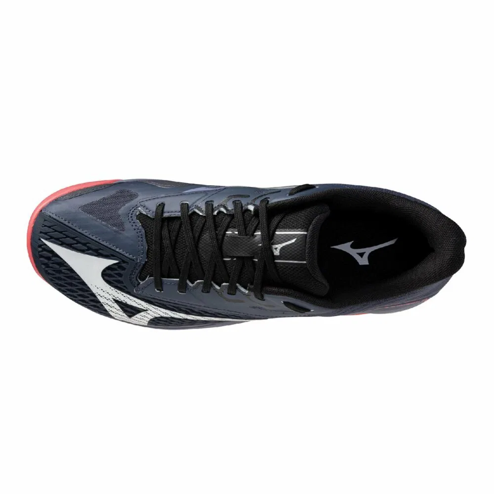 Кроссовки для тенниса «WAVE EXCEED 6 OC» от Mizuno, Gray X Coral — фото 4