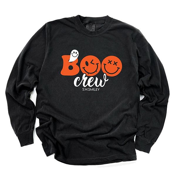 

Футболка с длинным рукавом SWSmiley boo crew Simply Sage Market, Black, Черный, Футболка с длинным рукавом SWSmiley boo crew Simply Sage Market, Black